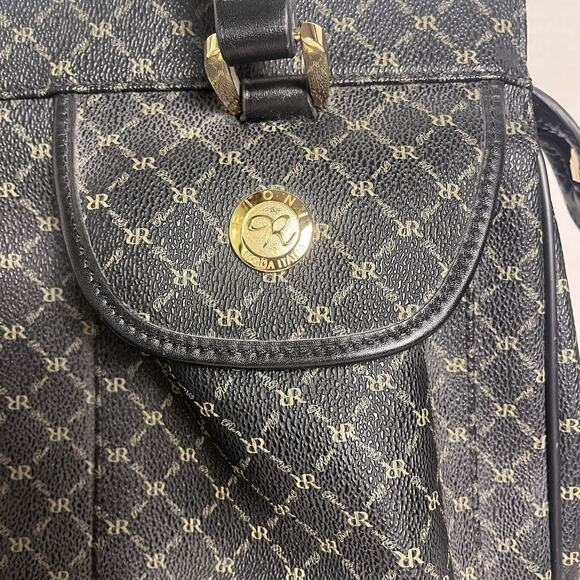 Rioni Chelsea Black Leather Purse Shoulder Bag Organizer Handbag Italian $290 - Picture 14 of 16